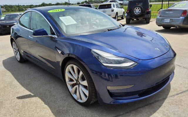 Dk. Blue 2019 Tesla Model 3 Long Range AWD Long Range 4dr Fastback 2