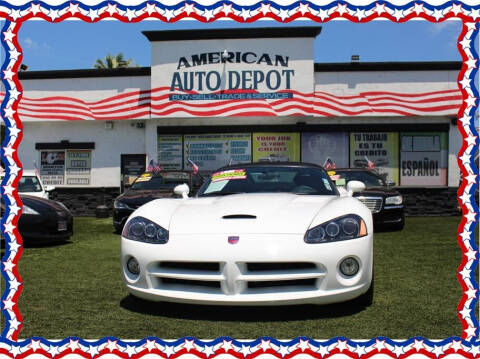 2004 Dodge Viper for sale at American Auto Depot in Modesto CA