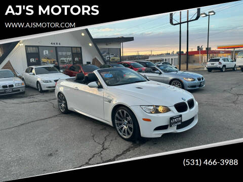 2013 BMW M3 for sale at AJ'S MOTORS in Omaha NE