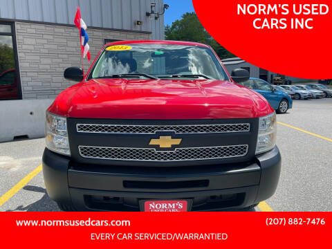 2013 Chevrolet Silverado 1500 for sale at NORM'S USED CARS INC in Wiscasset ME