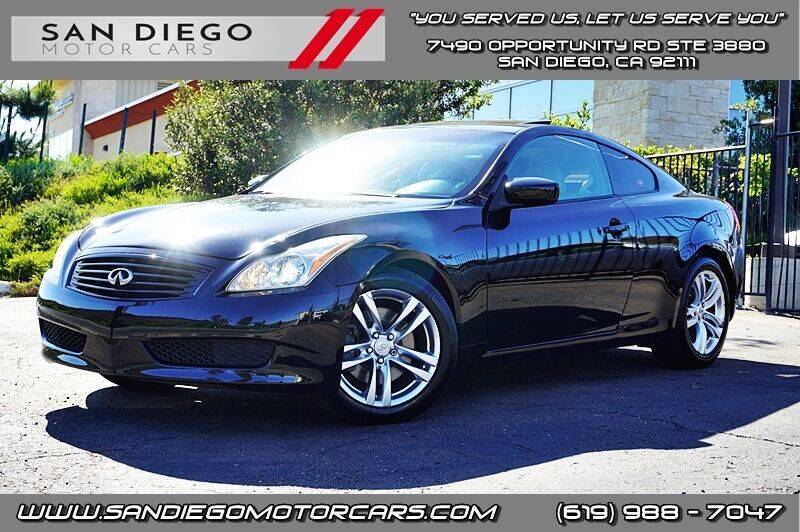 2009 Infiniti G37 Coupe for sale at San Diego Motor Cars LLC in San Diego CA