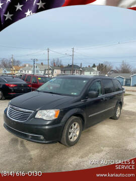 2011 Chrysler Town and Country for sale at Kari Auto Sales & Service in Erie PA
