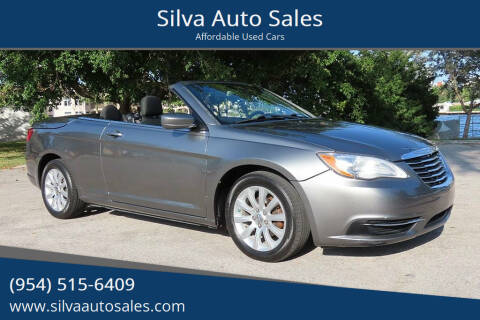 2012 Chrysler 200 for sale at Silva Auto Sales in Pompano Beach FL