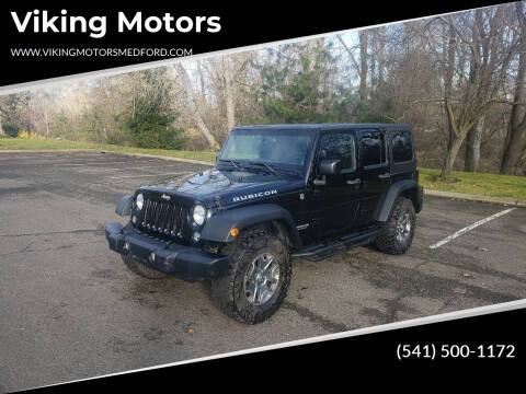 2014 Jeep Wrangler Unlimited for sale at Viking Motors in Medford OR