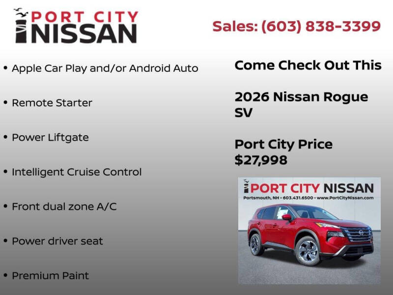 2026 Nissan Rogue SV