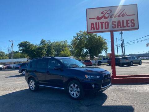 2013 Mitsubishi Outlander for sale at Belle Auto Sales in Elkhart IN