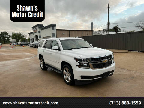 2015 Chevrolet Tahoe for sale at Shawn's Motor Credit in Houston TX