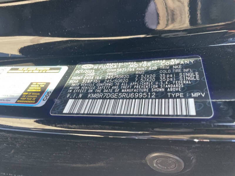 2024 Hyundai Palisade Calligraphy Night Edition