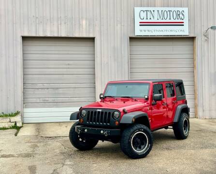 2012 Jeep Wrangler Unlimited for sale at CTN MOTORS in Houston TX