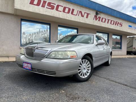 2004 Lincoln Town Car for sale at Discount Motors in Pueblo CO