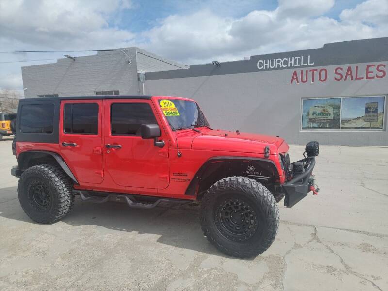 2018 Jeep Wrangler JK Unlimited for sale at CHURCHILL AUTO SALES in Fallon NV
