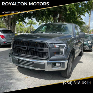 2016 Ford F-150 for sale at ROYALTON MOTORS in Plantation FL