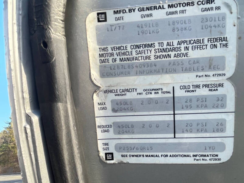 1978 Chevrolet Corvette