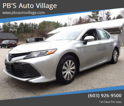 2019 Toyota Camry Hybrid for sale at PB'S Auto Village in Hampton Falls NH