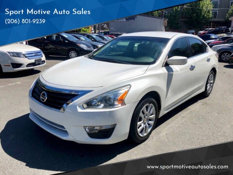 2014 Nissan Altima for sale at Sport Motive Auto Sales in Seattle WA
