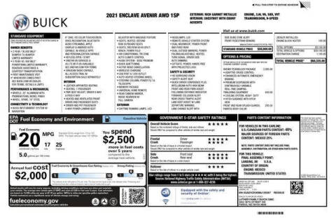 2021 Buick Enclave Avenir