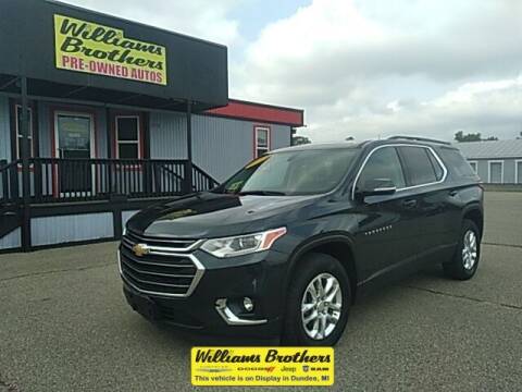 2020 Chevrolet Traverse for sale at Williams Brothers Pre-Owned Clinton in Clinton MI