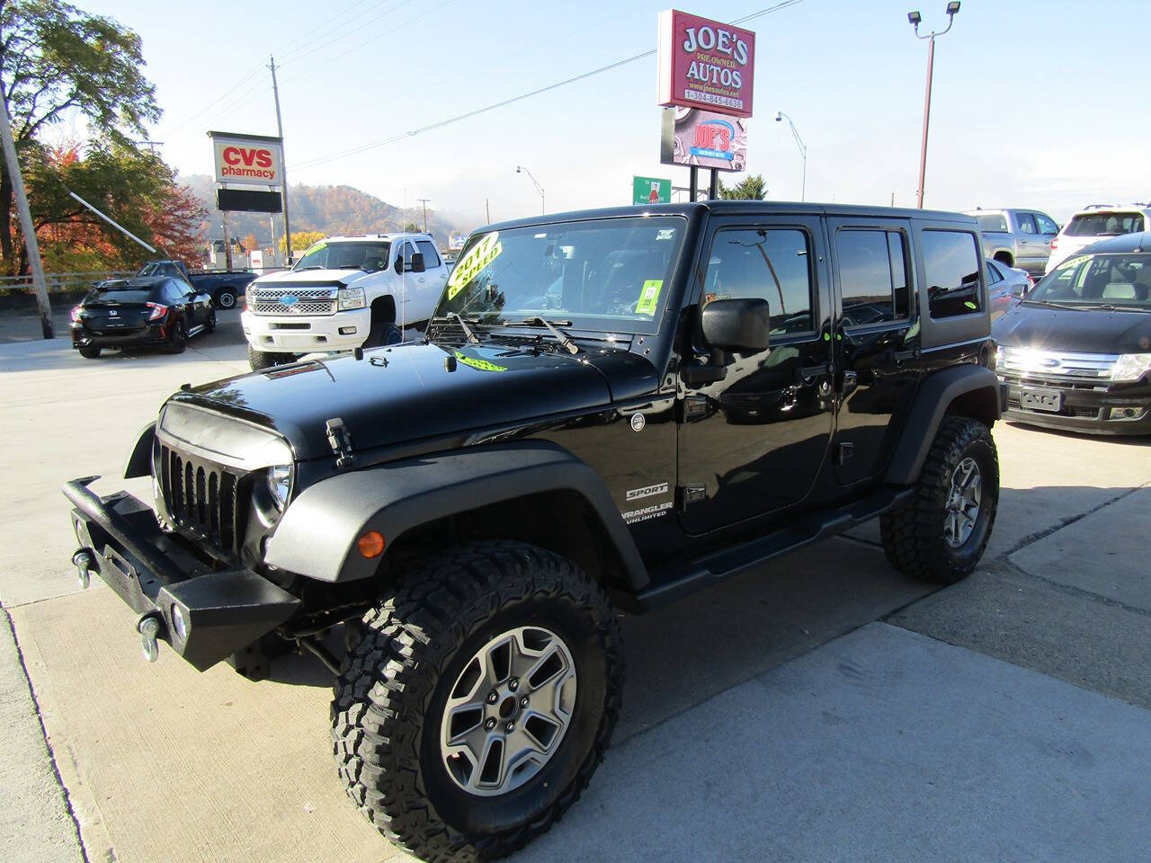 2017 Jeep Wrangler Unlimited for sale at Joe s Preowned Autos in Moundsville, WV