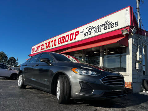 2019 Ford Fusion Hybrid for sale at Unlimited Auto Group of Marietta in Marietta GA