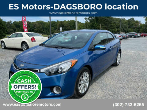 2015 Kia Forte Koup for sale at ES Motors-DAGSBORO location in Dagsboro DE