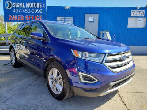 2015 Ford Edge for sale at SIGMA MOTORS USA in Orlando FL