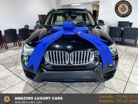 2017 BMW X3 for sale at Amazing Luxury Cars in Snellville GA