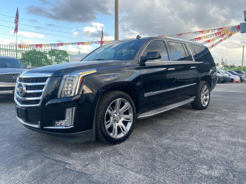 2015 Cadillac Escalade ESV for sale at ELITE AUTO WORLD in Fort Lauderdale FL