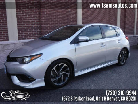 2017 Toyota Corolla iM for sale at SAM'S AUTOMOTIVE in Denver CO