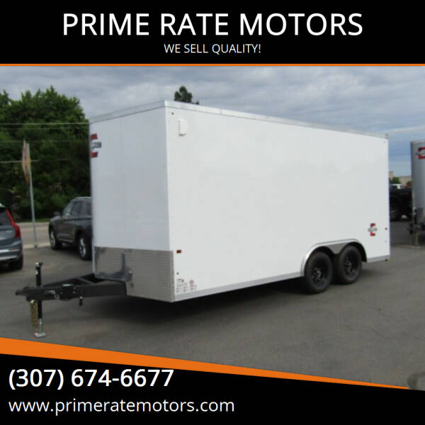 2023 CHARMAC 8FT X 16FT CARGO TRAILER for sale at PRIME RATE MOTORS in Sheridan WY
