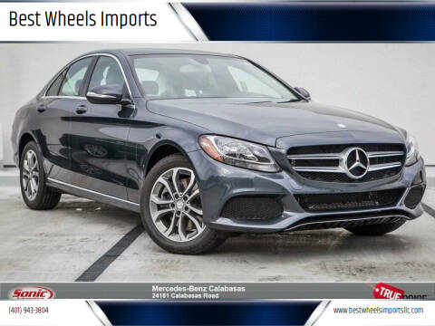 2015 Mercedes-Benz C-Class for sale at Best Wheels Imports in Johnston RI