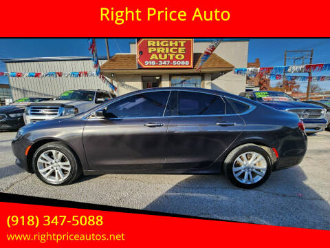 2015 Chrysler 200 for sale at Right Price Auto in Sapulpa OK