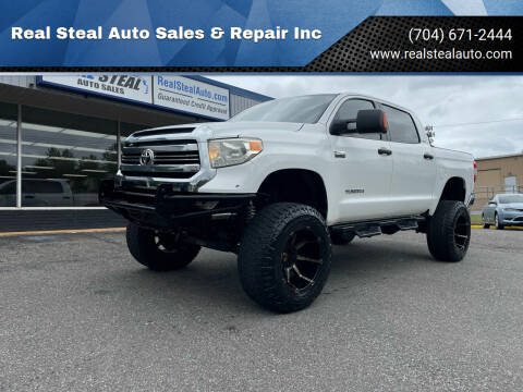 2017 Toyota Tundra for sale at Real Steal Auto Sales & Repair Inc in Gastonia NC