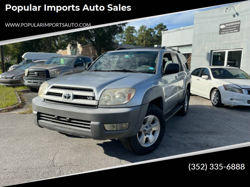 2003 Toyota 4Runner for sale at Popular Imports Auto Sales in Gainesville FL