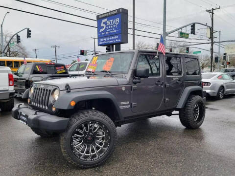 2017 Jeep Wrangler Unlimited for sale at 5 Star Modesto Inc in Modesto CA