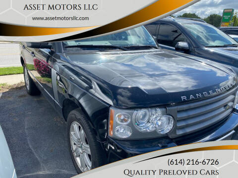 2007 Land Rover Range Rover for sale at ASSET MOTORS LLC in Westerville OH