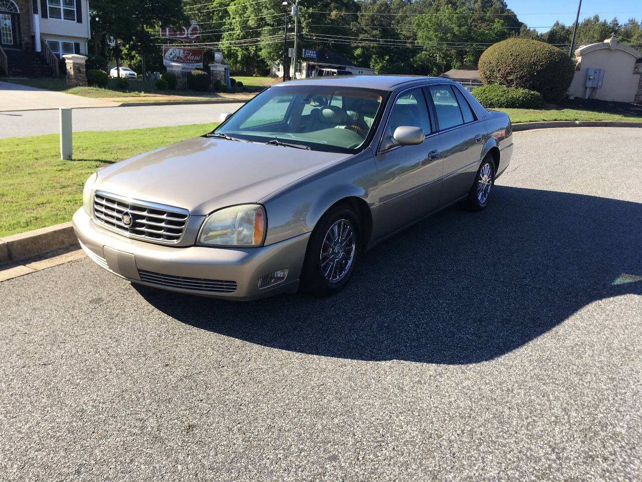 Tan 2003 Cadillac DeVille DHS DHS 4dr Sedan 2