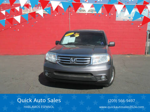 2015 Honda Pilot for sale at Quick Auto Sales in Ceres CA