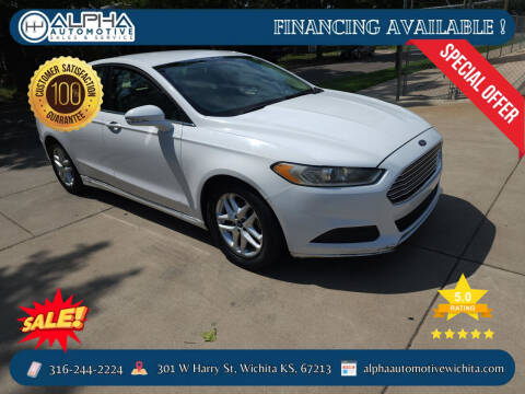 2016 Ford Fusion for sale at ALPHA AUTOMOTIVE LLC in Wichita KS