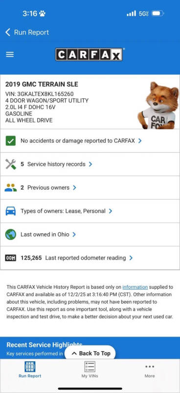 2019 GMC Terrain SLE