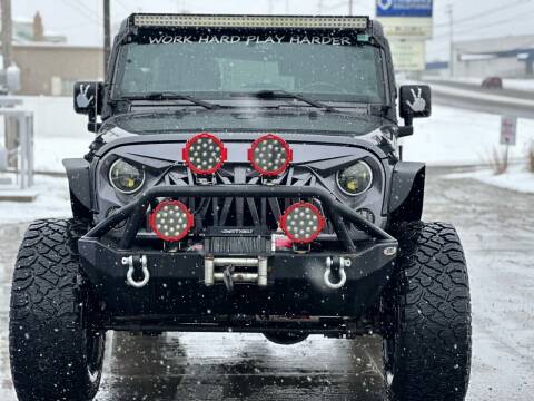 2014 Jeep Wrangler Unlimited for sale at SUMMIT AUTO SITE LLC in Akron OH
