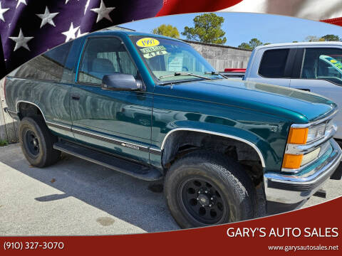 1997 Chevrolet Tahoe for sale at Gary's Auto Sales in Sneads Ferry NC