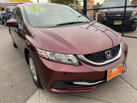 2015 Honda Civic for sale at TOP SHELF AUTOMOTIVE in Newark NJ