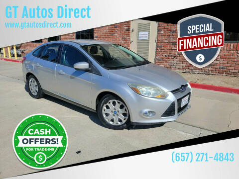 2012 Ford Focus for sale at GT Autos Direct in Garden Grove CA