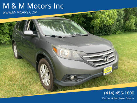 2013 Honda CR-V for sale at M & M Motors Inc in West Allis WI
