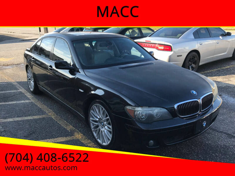 2007 BMW 7 Series for sale at MACC in Gastonia NC