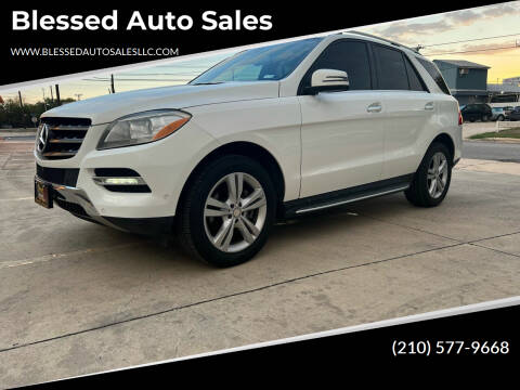 2014 Mercedes-Benz M-Class for sale at Blessed Auto Sales in San Antonio TX