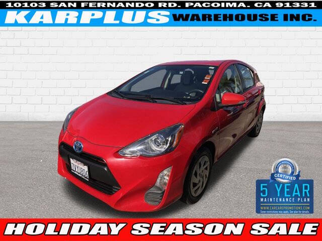 2016 Toyota Prius c for sale at Karplus Warehouse in Pacoima CA