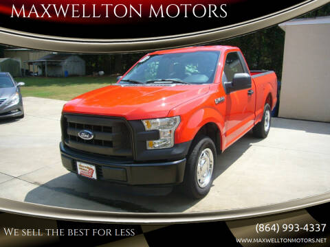 2015 Ford F-150 for sale at MAXWELLTON MOTORS in Greenwood SC
