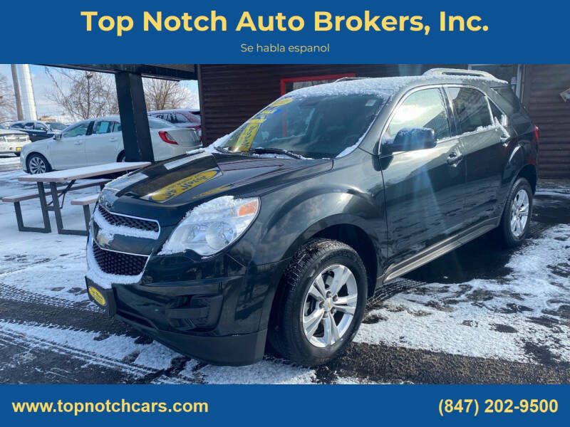 2012 Chevrolet Equinox for sale at Top Notch Auto Brokers, Inc. in McHenry IL