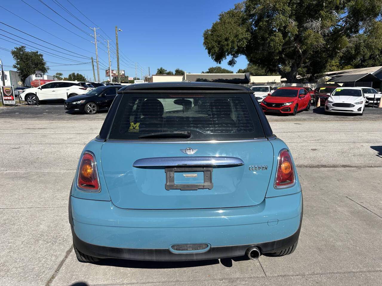Blue 2008 MINI Cooper Base Base 2dr Hatchback 6